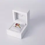 Złoty pierścionek z ametrynem Złoty pierścionek z ametrynem